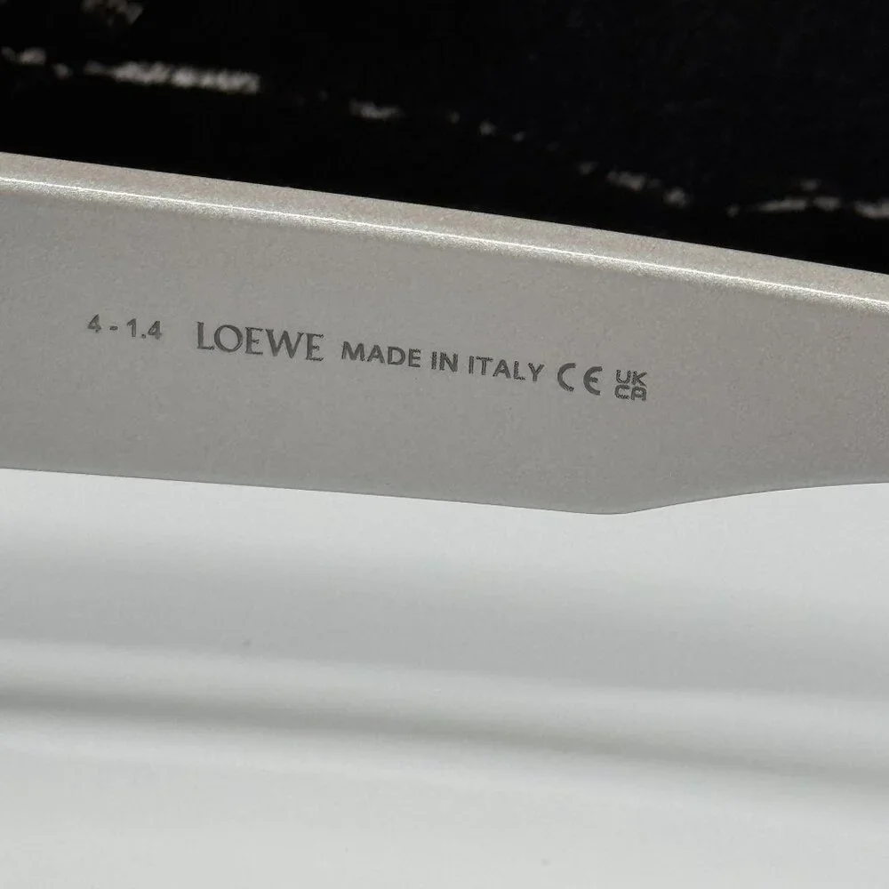 NEW LOEWE SILVER UNISEX SUNGLASSES LOEWE LW40033I 24C